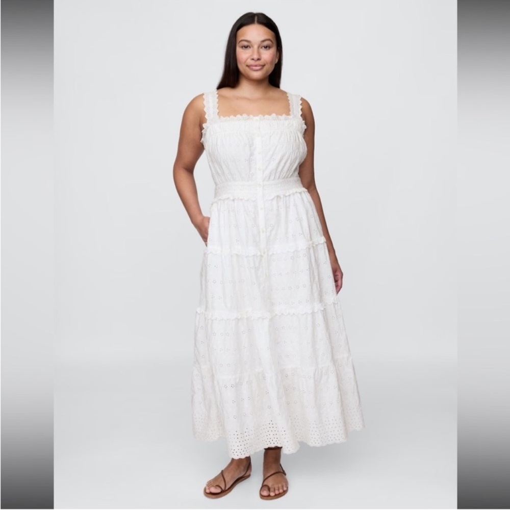 GAP x DOEN Eyelet MIDI Dress - Picture 5 of 13